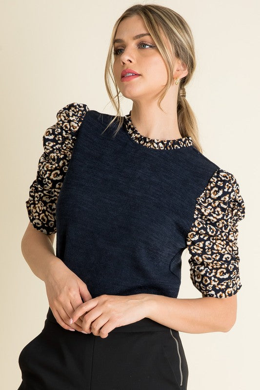 The Queen of the Jungle Rib Knit Top