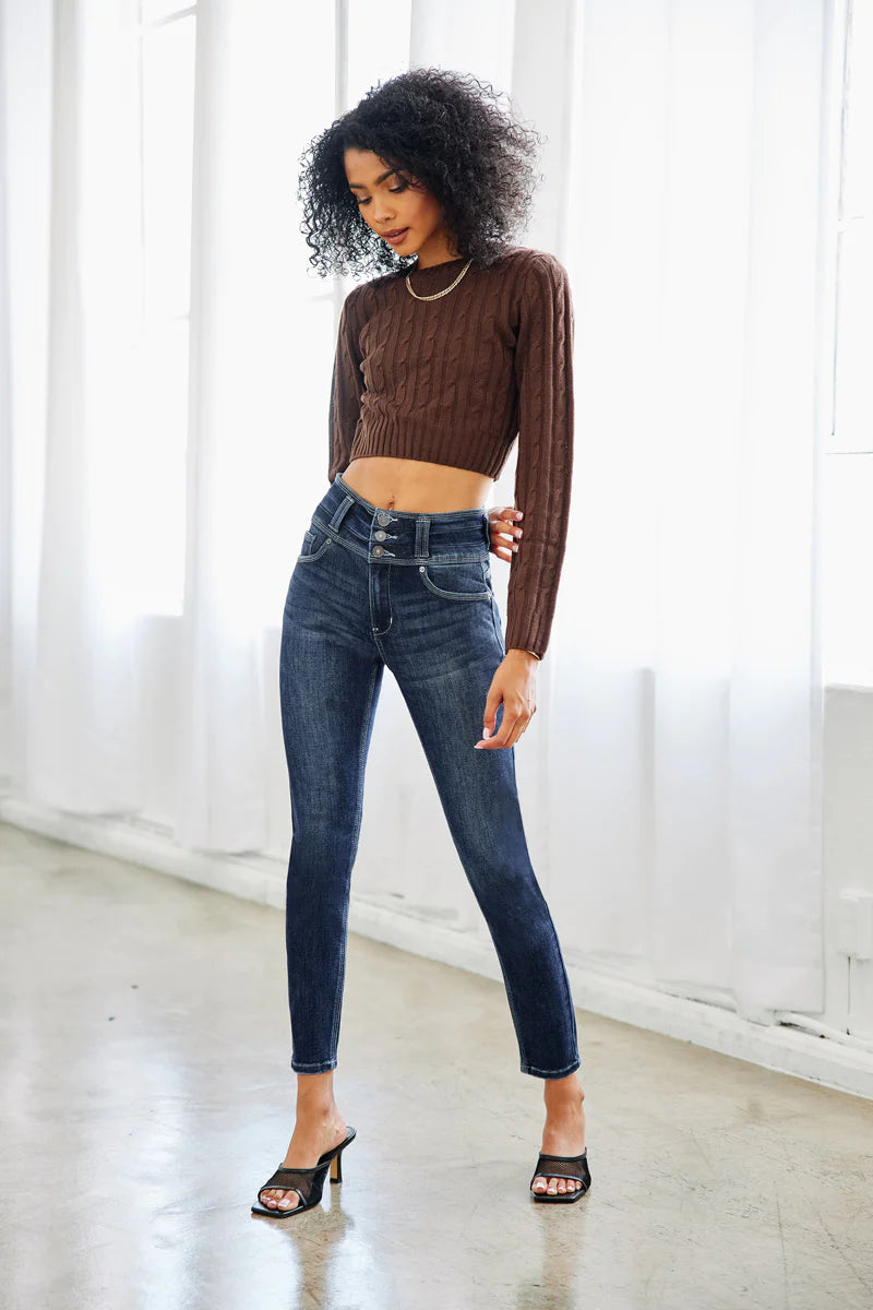 Alexandria High Rise Super Skinny Jeans