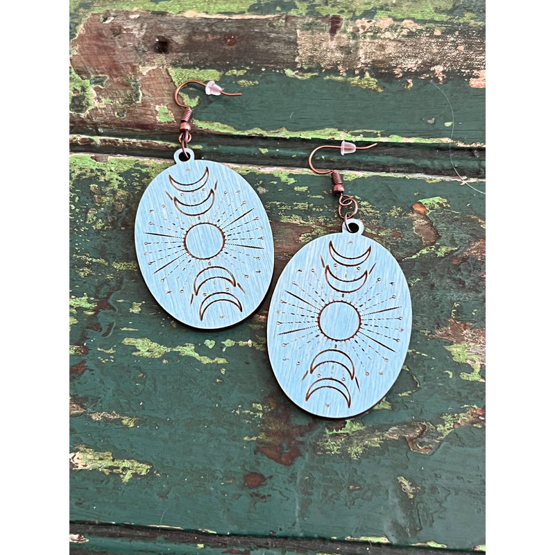 Sacred moon earrings