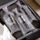 Wine Skin Bottle Travel Bag Set (Set of 2)