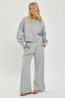 Soft Knit Wide Leg Lounge Pants