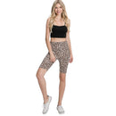 Lightweight Leopard Biker Shorts