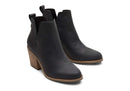 Toms - Black Everly Leather Cutout Boot