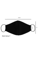 Protective Face Mask w/o Filter Slot-Black(171)