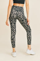 Grey Leopard Leggings