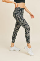 Grey Leopard Leggings