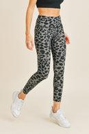 Grey Leopard Leggings