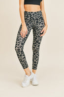 Grey Leopard Leggings