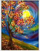 Diamond Dot DIY Paintings-Full Round 12x16- 13 Flower Designs(615)