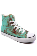 Star 24 Rusted Turquoise Hi-Top Sneakers