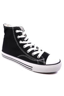 Star 24 Black Hi-Top Sneakers