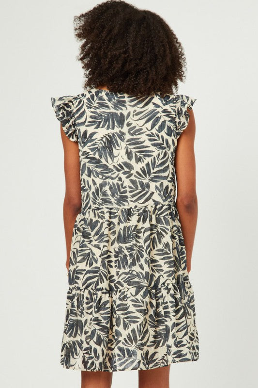 Adrianne Botanical Print Dress