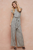 The Taylor Animal Print Jumpsuit