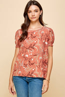 The Ginger Floral Top
