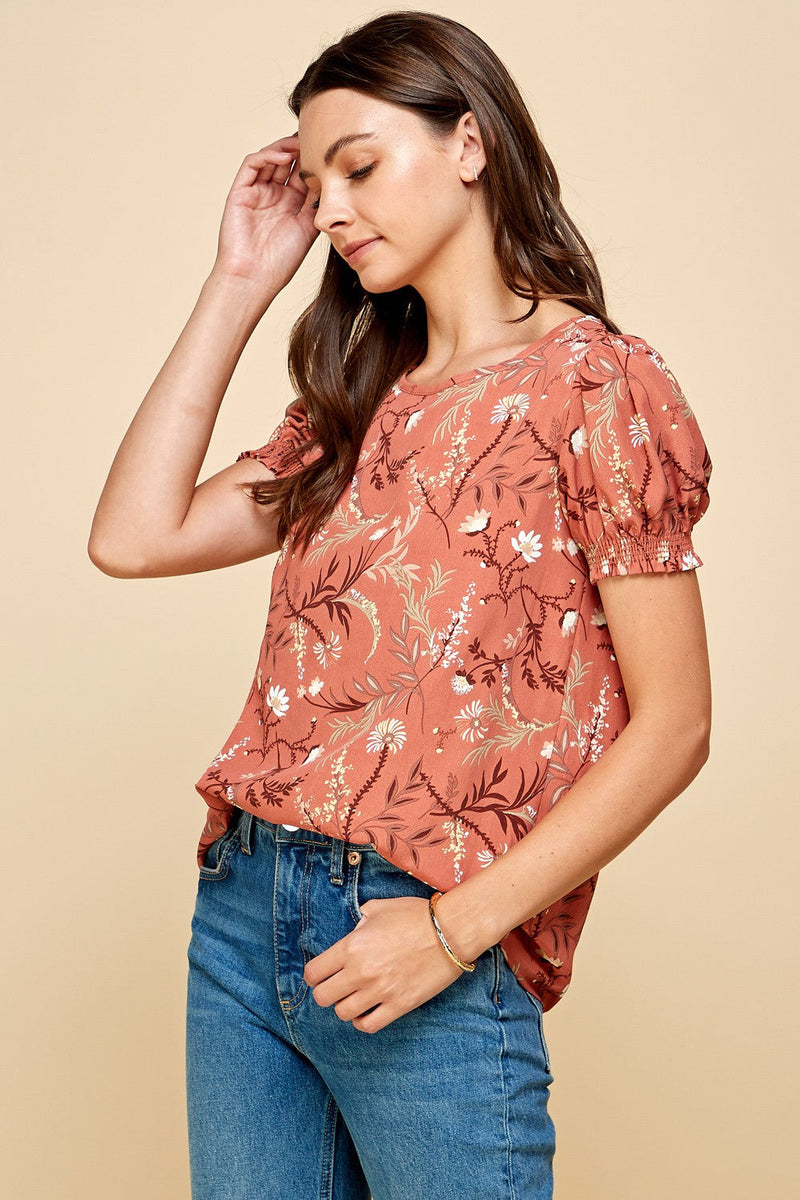 The Ginger Floral Top