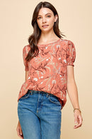 The Ginger Floral Top