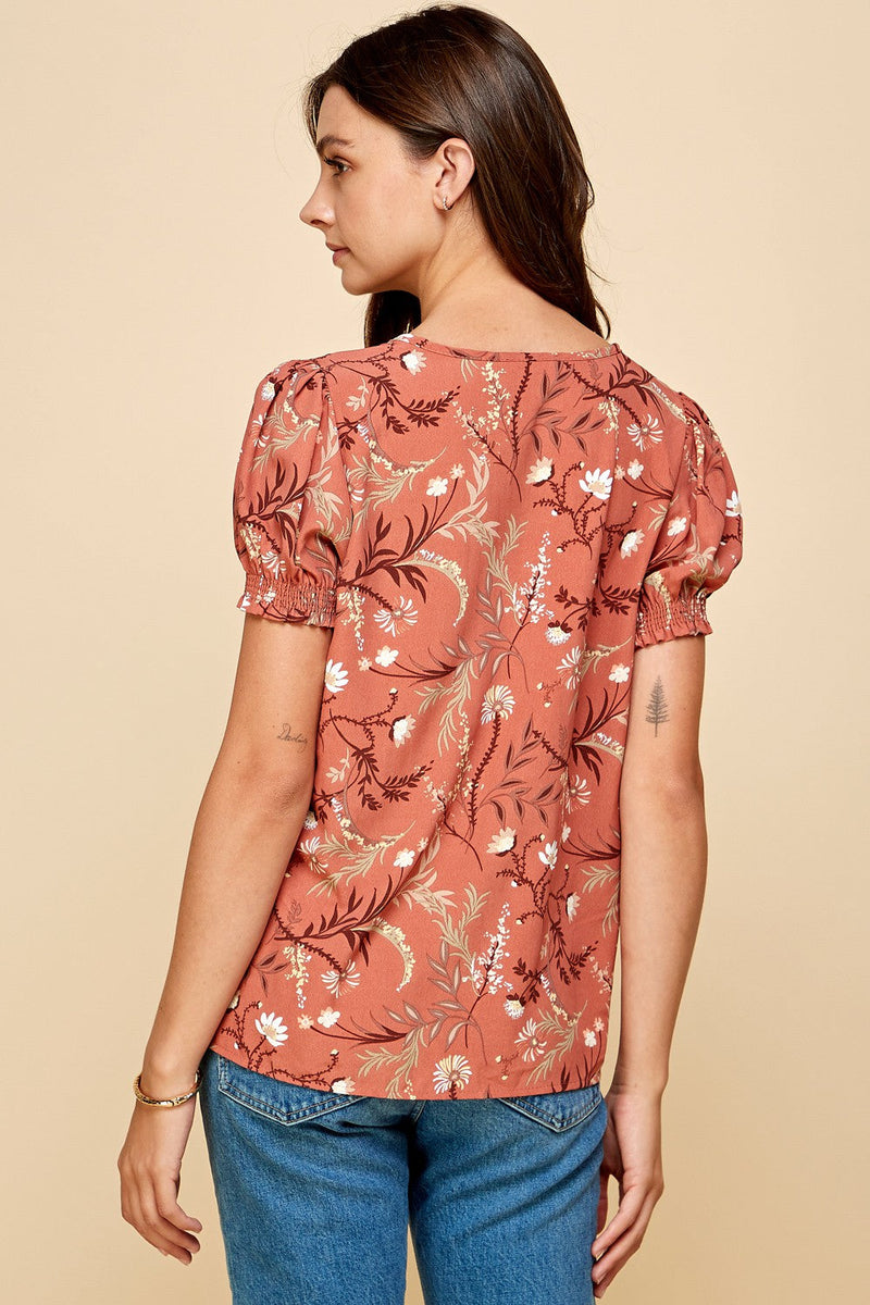The Ginger Floral Top