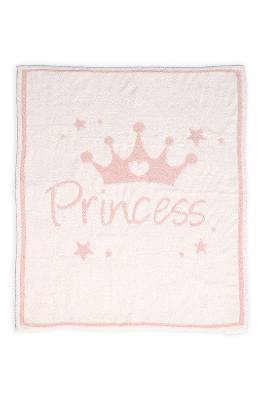 PRINCESS Print Kids Luxury Soft Throw Blanket