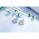 Four Leaf Clover Rhinestone Studs