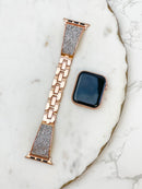 Glitzy Rhinestone Link Watch Bands