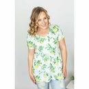 Lemon Sarah Ruffle Top