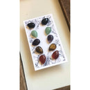 Natures beauty stone stud set