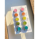 Candy Gems Druzy stud set