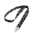 Vera Bradley - Wide Lanyard in Black Bandana Medallion