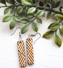 Geometric Bar Dangle Earrings