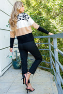 Cheetah Colorblock Sweater