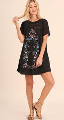 Floral Embroidered Dress