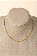 Skye Herringbone Chain Choker Necklace