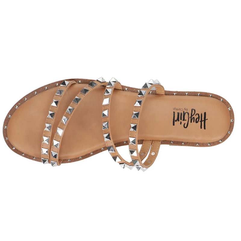 Beach Please Studded Sandals