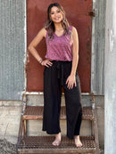 Pebble Pink V-Neck Tank