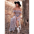 Off Shoulder Maxi Dress