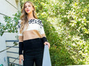 Cheetah Colorblock Sweater