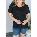 Cassie Dolman - White Micro Dot