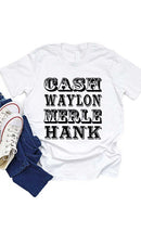 Country Singers Kids Graphic Tee