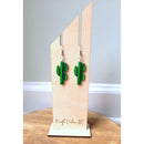 Acrylic Cactus Earrings