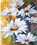 Diamond Dot DIY Paintings-Full Round 12x16- 13 Flower Designs(615)