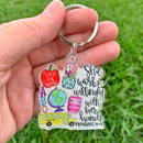 Teacher Proverbs Acrylic Keychain