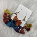 Multi fringe earring