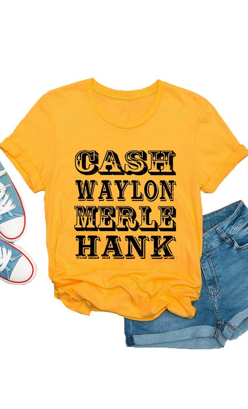 Country Singers Kids Graphic Tee