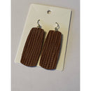 Textured Bar Earrings