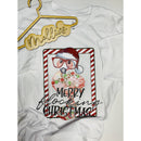 Merry Flocking Christmas Graphic Tee 1