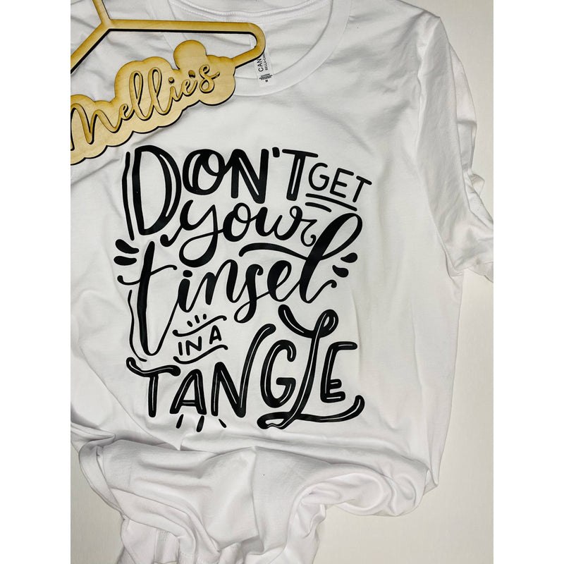 Tinsel In A Tangle Graphic Tee