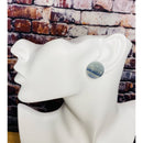 Denim Blues Stud Earrings