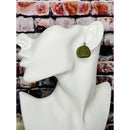Clay Pumpkin Stud Earrings