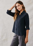 Bella Dahl - Oceanside Top - Vintage Black