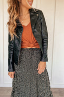 Midler Moto Leather Jacket